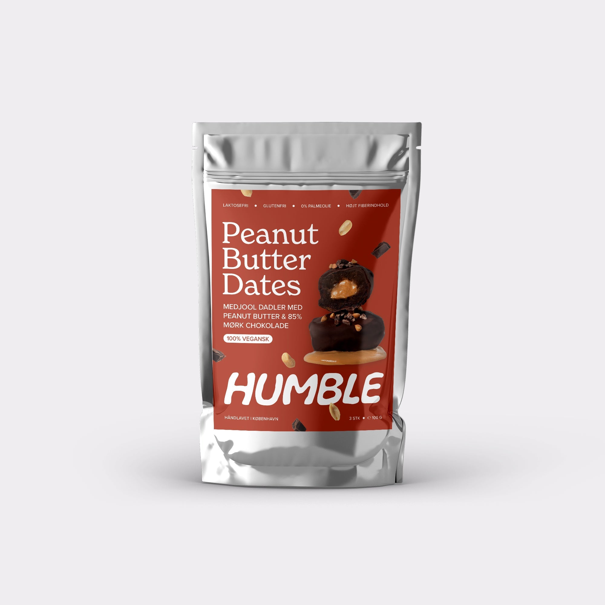 Peanut Butter Chokolade Dadler - Humble